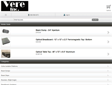 Tablet Screenshot of online.vere.com